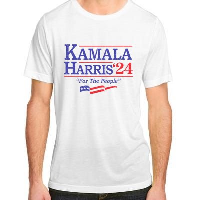 Kamala Harris 24 For The People President 2024 Us Flag Adult ChromaSoft Performance T-Shirt