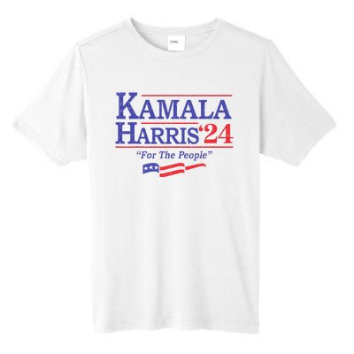 Kamala Harris 24 For The People President 2024 Us Flag Tall Fusion ChromaSoft Performance T-Shirt