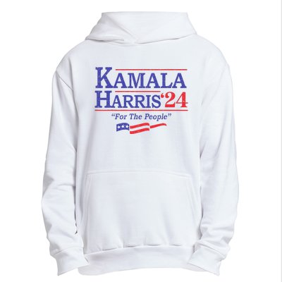 Kamala Harris 24 For The People President 2024 Us Flag Urban Pullover Hoodie