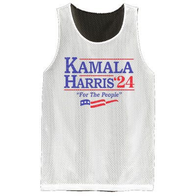 Kamala Harris 24 For The People President 2024 Us Flag Mesh Reversible Basketball Jersey Tank