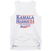 Kamala Harris 24 For The People President 2024 Us Flag Tank Top