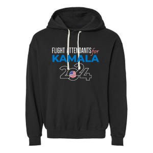 Kamala Harris 2024 For President Garment-Dyed Fleece Hoodie