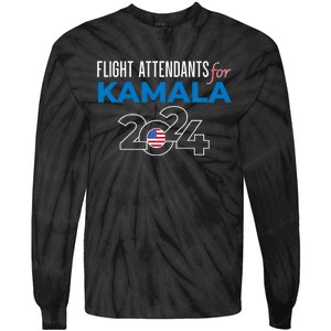 Kamala Harris 2024 For President Tie-Dye Long Sleeve Shirt