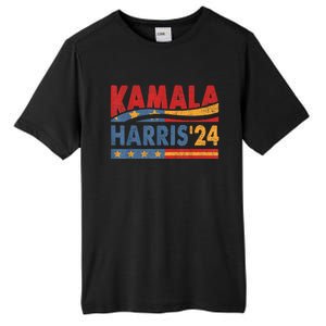 Kamala Harris 2024 For President Retro Kamala Harris 2024 For President Election Tall Fusion ChromaSoft Performance T-Shirt