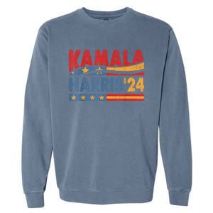 Kamala Harris 2024 For President Retro Kamala Harris 2024 For President Election Garment-Dyed Sweatshirt