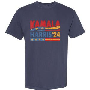 Kamala Harris 2024 For President Retro Kamala Harris 2024 For President Election Garment-Dyed Heavyweight T-Shirt