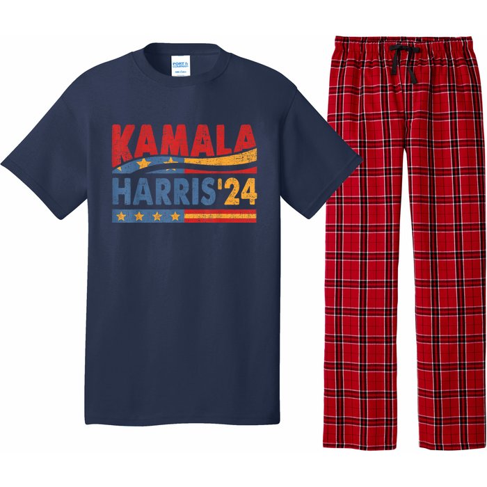 Kamala Harris 2024 For President Retro Kamala Harris 2024 For President Election Pajama Set