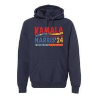 Kamala Harris 2024 For President Retro Kamala Harris 2024 For President Election Premium Hoodie