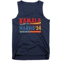 Kamala Harris 2024 For President Retro Kamala Harris 2024 For President Election Tank Top