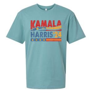 Kamala Harris 2024 For President Retro Kamala Harris 2024 For President Election Sueded Cloud Jersey T-Shirt