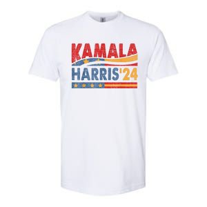 Kamala Harris 2024 For President Retro Kamala Harris 2024 For President Election Softstyle CVC T-Shirt