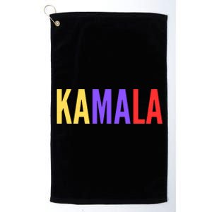 Kamala Harris 2024 For President Campaign Harris 2024 President Harris 2024 Platinum Collection Golf Towel