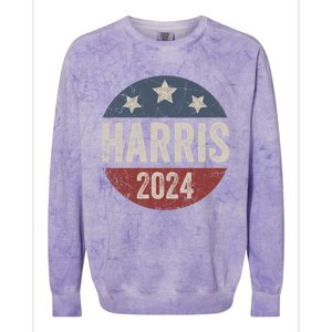 Kamala Harris 2024 For President Retro Kamala Harris 2024 For President Election Colorblast Crewneck Sweatshirt