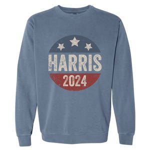 Kamala Harris 2024 For President Retro Kamala Harris 2024 For President Election Garment-Dyed Sweatshirt