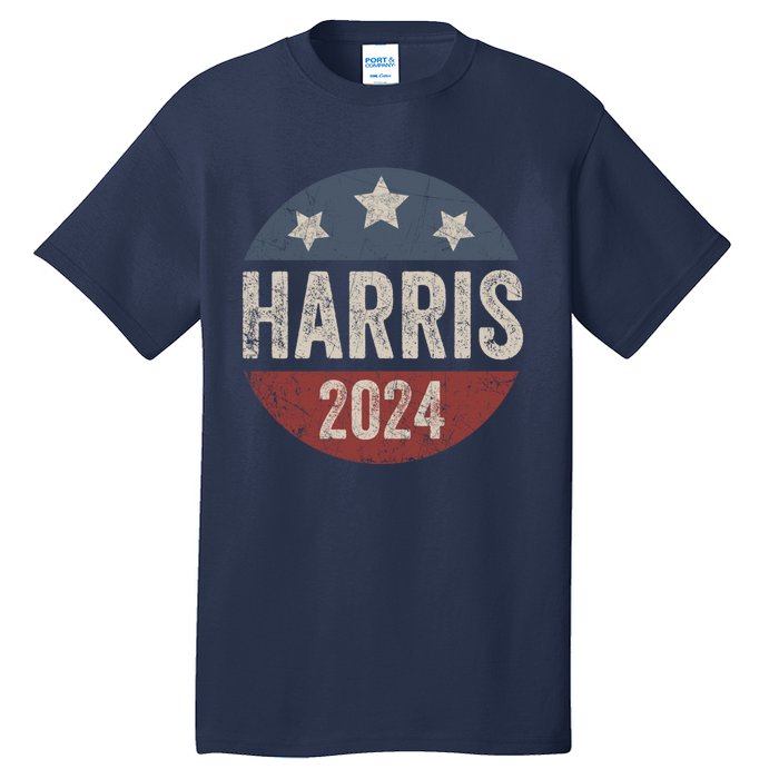 Kamala Harris 2024 For President Retro Kamala Harris 2024 For President Election Tall T-Shirt