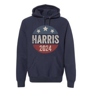 Kamala Harris 2024 For President Retro Kamala Harris 2024 For President Election Premium Hoodie