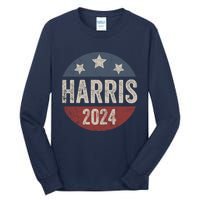 Kamala Harris 2024 For President Retro Kamala Harris 2024 For President Election Tall Long Sleeve T-Shirt