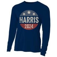 Kamala Harris 2024 For President Retro Kamala Harris 2024 For President Election Cooling Performance Long Sleeve Crew