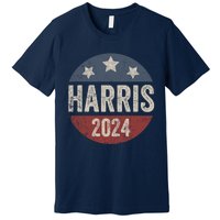 Kamala Harris 2024 For President Retro Kamala Harris 2024 For President Election Premium T-Shirt