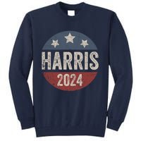 Kamala Harris 2024 For President Retro Kamala Harris 2024 For President Election Tall Sweatshirt