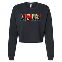 Kamala Harris 2024 V Neck Cropped Pullover Crew