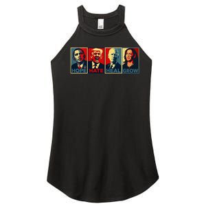 Kamala Harris 2024 V Neck Women's Perfect Tri Rocker Tank