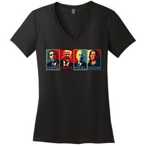 Kamala Harris 2024 V Neck Women's V-Neck T-Shirt