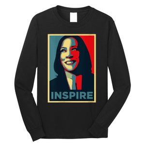 Kamala Harris 2024 V Neck Long Sleeve Shirt