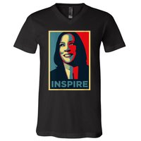 Kamala Harris 2024 V Neck V-Neck T-Shirt