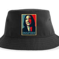 Kamala Harris 2024 V Neck Sustainable Bucket Hat