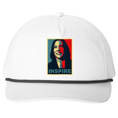 Kamala Harris 2024 V Neck Snapback Five-Panel Rope Hat