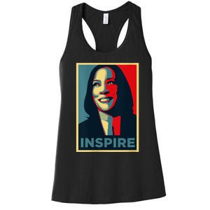 Kamala Harris 2024 V Neck Women's Racerback Tank