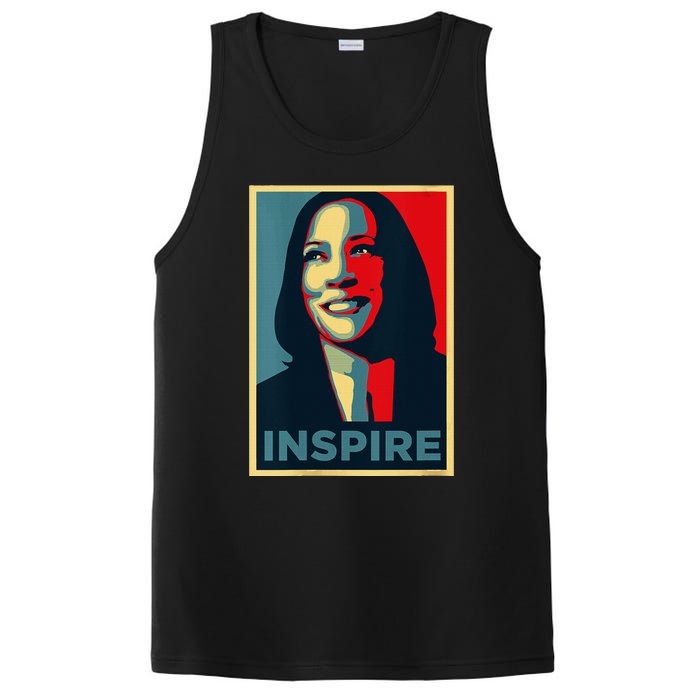 Kamala Harris 2024 V Neck PosiCharge Competitor Tank