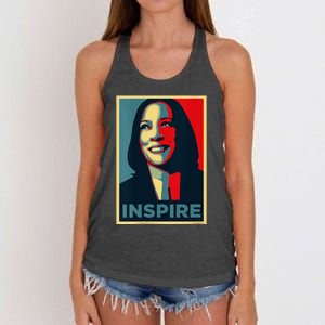 Kamala Harris 2024 V Neck Women's Knotted Racerback Tank