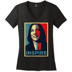 Kamala Harris 2024 V Neck Women's V-Neck T-Shirt