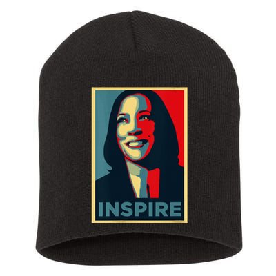 Kamala Harris 2024 V Neck Short Acrylic Beanie