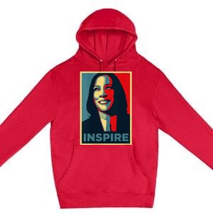 Kamala Harris 2024 V Neck Premium Pullover Hoodie