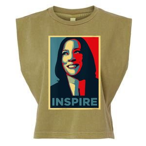 Kamala Harris 2024 V Neck Garment-Dyed Women's Muscle Tee