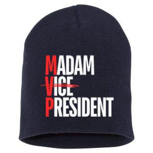 Kamala Harris 2024 Madam President Democrat Election Short Acrylic Beanie