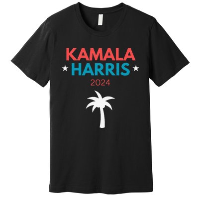 Kamala Harris 2024 Us Election Coconut Funny Meme Design Premium T-Shirt