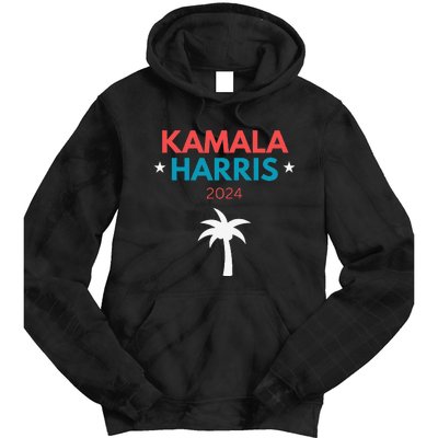 Kamala Harris 2024 Us Election Coconut Funny Meme Design Tie Dye Hoodie