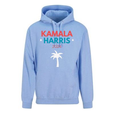 Kamala Harris 2024 Us Election Coconut Funny Meme Design Unisex Surf Hoodie