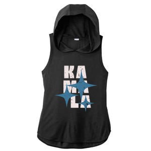 Kamala Harris 2024 President American Kamala Harris 2024 For President Election Ladies PosiCharge Tri-Blend Wicking Draft Hoodie Tank