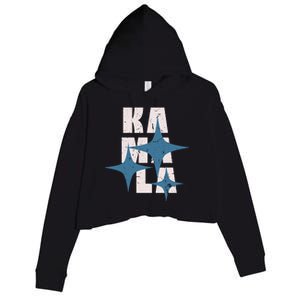 Kamala Harris 2024 President American Kamala Harris 2024 For President Election Crop Fleece Hoodie