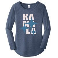 Kamala Harris 2024 President American Kamala Harris 2024 For President Election Women's Perfect Tri Tunic Long Sleeve Shirt