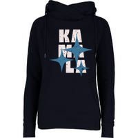 Kamala Harris 2024 President American Kamala Harris 2024 For President Election Womens Funnel Neck Pullover Hood