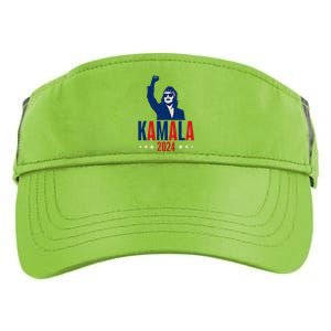 Kamala Harris 2024 Presidential Campaign Patriotic Stance Adult Drive Performance Visor