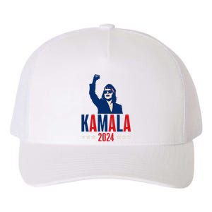 Kamala Harris 2024 Presidential Campaign Patriotic Stance Yupoong Adult 5-Panel Trucker Hat