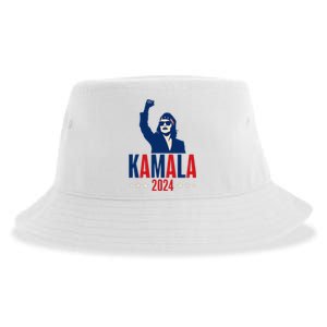 Kamala Harris 2024 Presidential Campaign Patriotic Stance Sustainable Bucket Hat