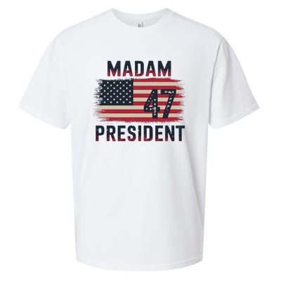 Kamala Harris 2024 Madam President Kamala 47 Usa Sueded Cloud Jersey T-Shirt